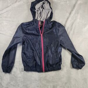 French Toast  navy  Lined windbreaker/rain jacket Uniform size 7/8